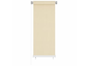 Store enrouleur, store roulant d'extérieur couleur crème 65 (l) x 140 (h) cm hdpe cf47428