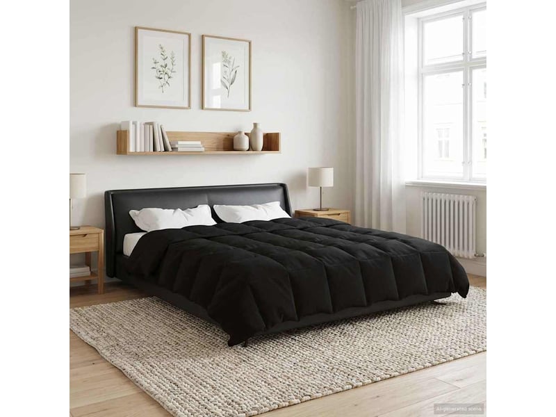 Duvet d'hiver - couette 240 x 260 cm hiver - couette microfibre (100% polyester)  - Conforama D
