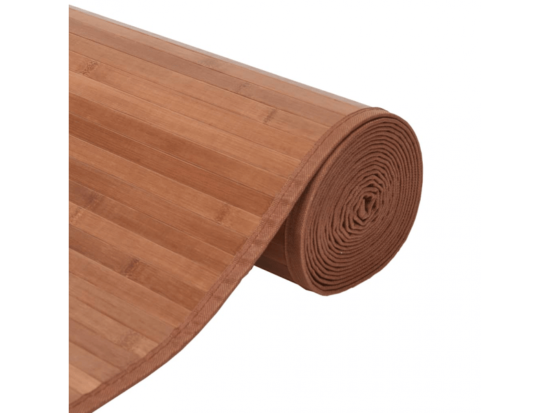 Tapis rectangulaire en bambou marron 60x300 cm - comfortxl 376842 - Conforama D