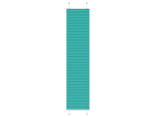 Store plissé, store de fenêtre vert pétrole 45x200 cm largeur du tissu 44,4 cm cf47089