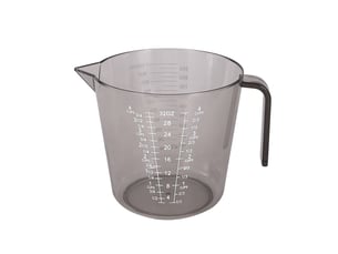 Tasse à mesurer de cuisine de 1000 ml, idéale pour les mesures en pâtisserie, un outil de cuisine indispensable (1 tasse à mesurer marron transparent