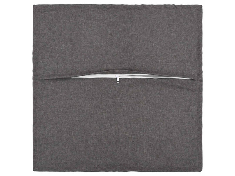  Lot de 12 housses de coussin houten gris clair 45 x 45 cm cf49040  - Conforama C