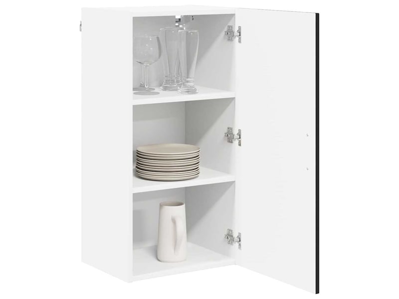  Meuble mural de cuisine, armoire de cuisine noir 40x31x80cm bois d'ingénierie shl6189  - Conforama C