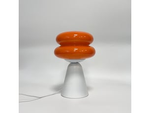 Lampe de table champignon, vintage – 3 modes de couleur dimmables, veilleuse led, déco pour chambre et salon-orange