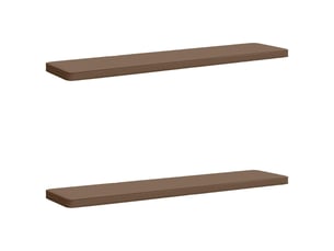 Lot de 2 coussins de banc, coussins d'assise vught 100 % polyester taupe cf58165