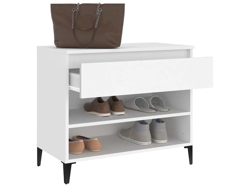 Meuble à chaussure | armoire à chaussures blanc 70x36x60 cm bois d'ingénierie shl6512  - Conforama D