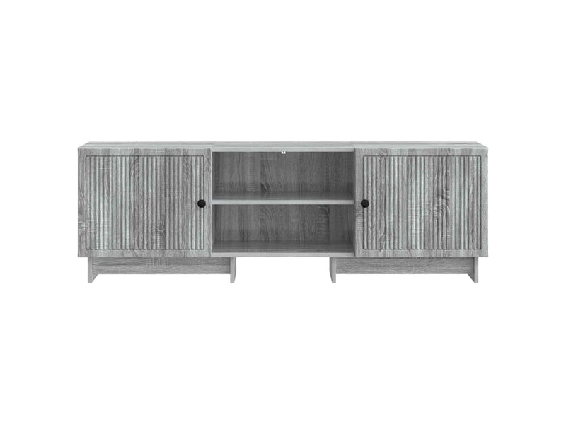  Meuble tv - banc tv - meuble de rangement 150 x 31 x 50 cm sonoma gris bois d’ingénierie  - Conforama E