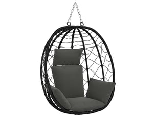 Coussin pour balançoire de chaise d'œuf, coussin d'intérieur et d'extérieur adirondack putten 100 % polyester anthracite cf50058