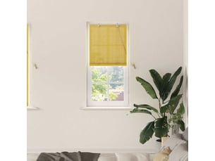 Store enrouleur, store à rouleau jaune 60 x 160 cm bambou cf45274