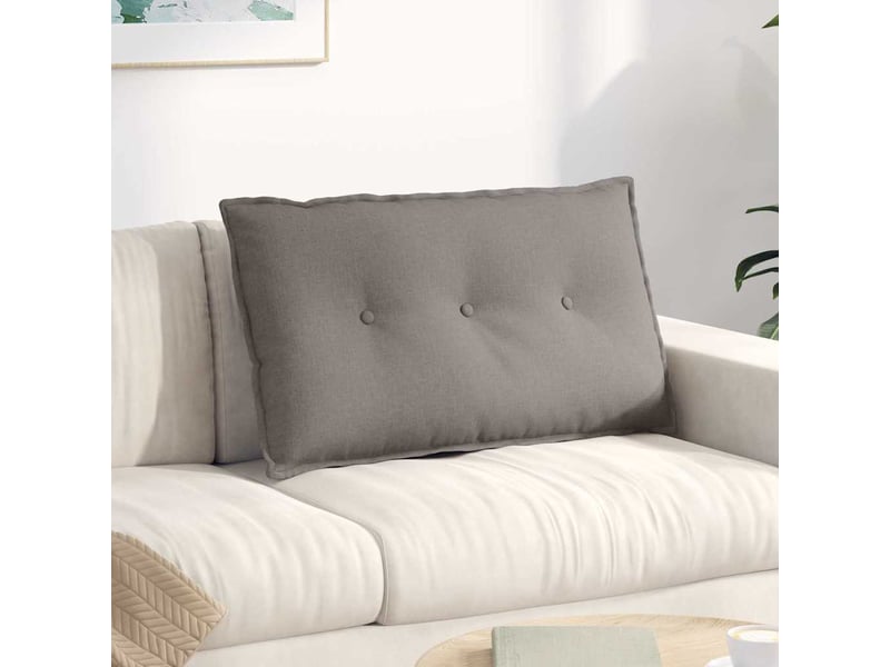 Coussin de dos, coussin de dossier taupe 80 x 19 x 50 cm tissu cf55034 - Conforama B