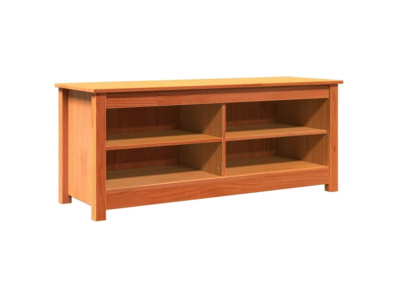  Banc de rangement 110x38x45,5 cm bois de pin massif  - Conforama A