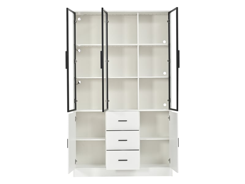  Lit capitonné led 180 x 200 cm en pu effet galet blanc, coffre hydraulique, port usb rechargeable intégré, éclairage led, tête de lit réglable  - Conforama A