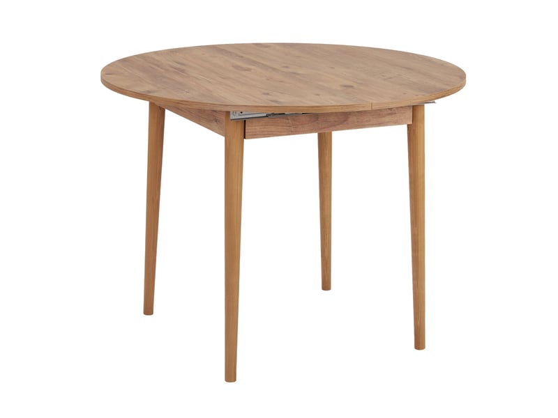  Table extensible bee, extensible, 100x100x75h cm chêne marron nœuds Bee - Conforama D