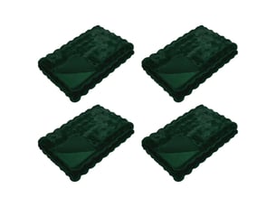 Couverture décorative, couverture antidérapante en fausse de lapin 4 pc 13.65 kg shl156