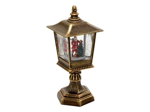 Lanterne de noël lumineuse à poser led h. 31 cm à piles
