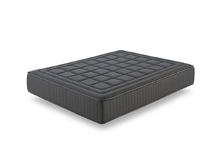 Matelas 90x180 cm MOONIA   Mousse + mémoire de forme soutien Medium épaisseur 27 cm
