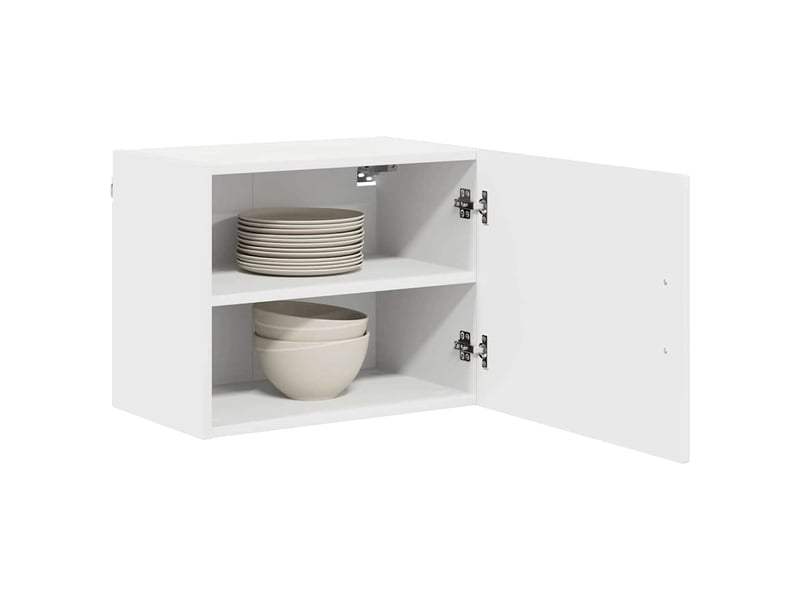  Meuble mural de cuisine | armoire de cuisine blanc brillant 50x31x40cm  - Conforama C