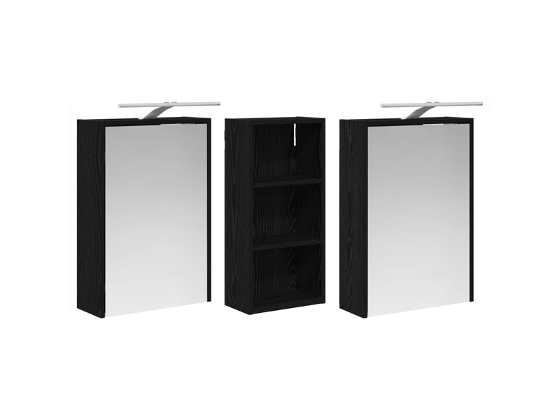  Ensemble de meubles de salle de bain 3 pcs 116x16x62.5 cm shl8462  - Conforama E