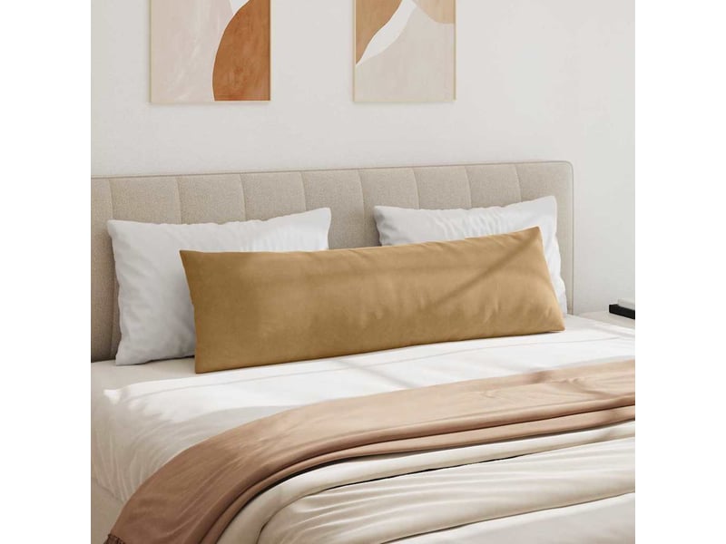  Lot de 2 coussins de canapé, coussins décoratifs marron 145 x 40 cm cf59123  - Conforama D