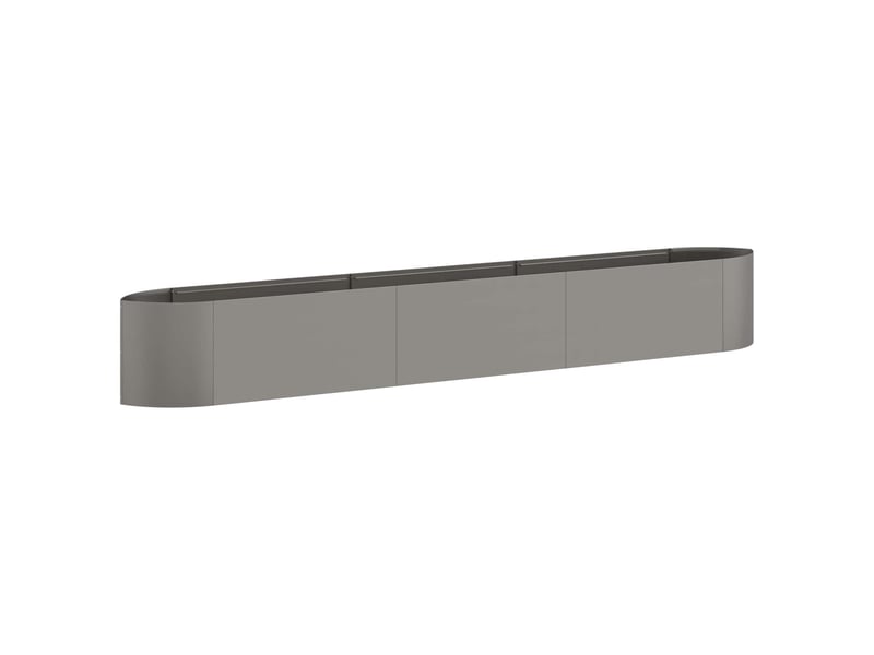  Jardinière - jardin surélevé acier patiné 300 x 40 x 40 cm acier  - Conforama D
