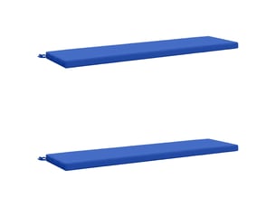 Lot de 2 coussins de banc, coussins d'assise soest 100 % polyester bleu royal cf56784