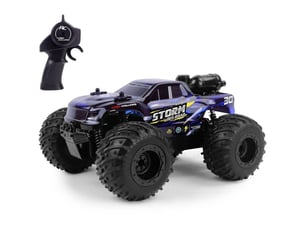 Véhicule rc tout terrain 118 2,4 ghz 15 kmh led et fumée