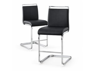 tabouret de bar <strong>STILVORA</strong> - bicolore hauteur d'assise 63.5 cm vendu Par paire