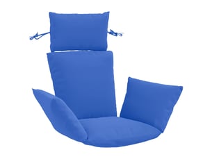 Coussin pour balançoire de chaise d'œuf, coussin d'intérieur et d'extérieur adirondack putten 100 % polyester bleu royal cf50065