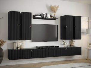 Meuble tv coloris noir 22 cm <strong></strong>  <strong></strong>