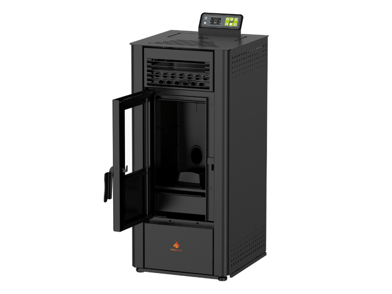  Poêle à granulés chiara 10 kw + télécommande - noir  - Conforama C
