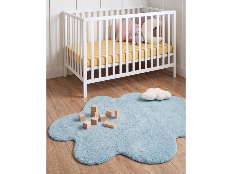  Tapis enfant hodka  bleu clair 80 x 120 cm coton avec coussin  - Conforama B