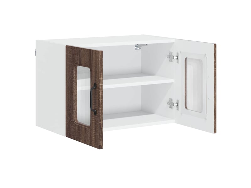  Meuble mural de cuisine | armoire de cuisine chêne brun 60x31x40cm shl7020  - Conforama E