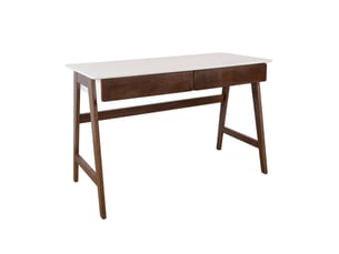 Bureau 120 cm coloris bois foncé