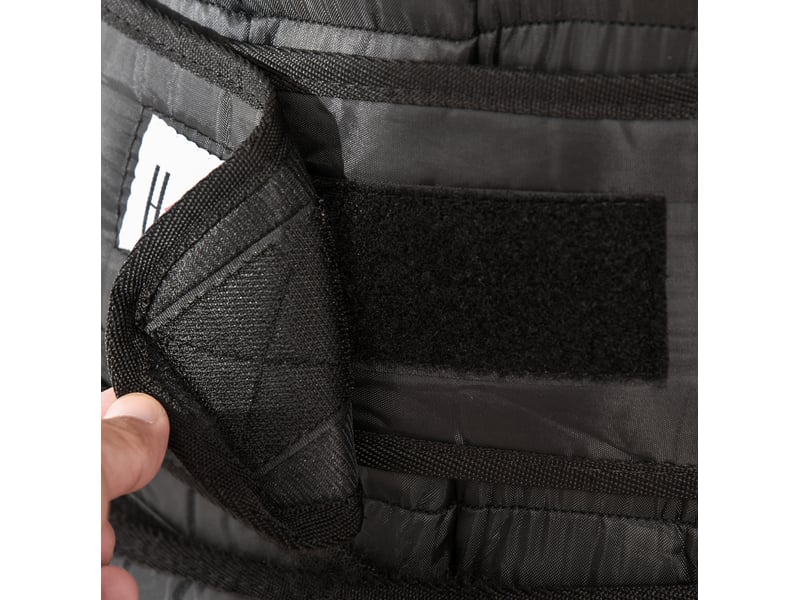  Veste lestée 60x50 cm réglable 30 kg métal noir  - Conforama C