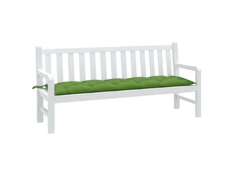  Coussin de banc de jardin, coussin d'assise vert mélangé 180x50x7 cm tissu cf52876  - Conforama B