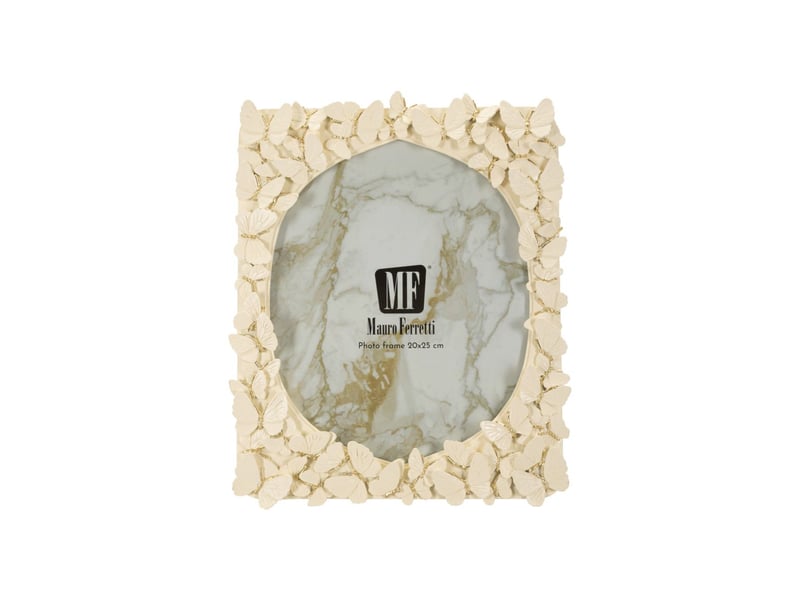 Cadre photo papillons farfalla 20x25cm crème  - Conforama B