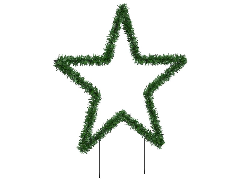  Décoration lumineuse étoile de noël avec piquets 80 led 60 cm  - Conforama D