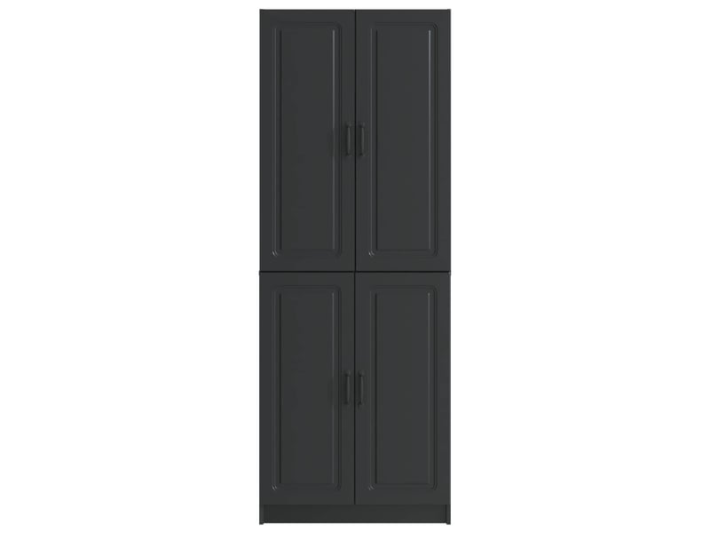 Buffet - ensemble de meubles 2 pc noir bois d'ingénierie  - Conforama E