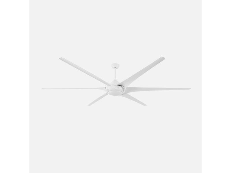  Ventilateur de plafond fabrilamp moncayo dc blanc 6 pales 254 cm 6 vitesses led 24 w télécommande 181691601 - Conforama C