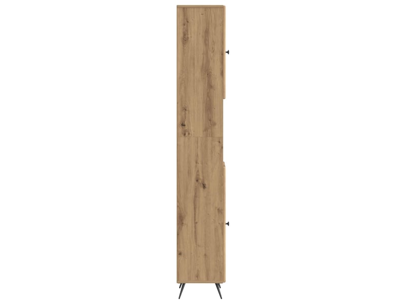  Colonne de salle de bain avec étagère ouverte breda bois ancien  - Conforama E