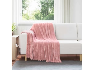 Plaid canapé rose 150x130 cm 0.45 kg polaire