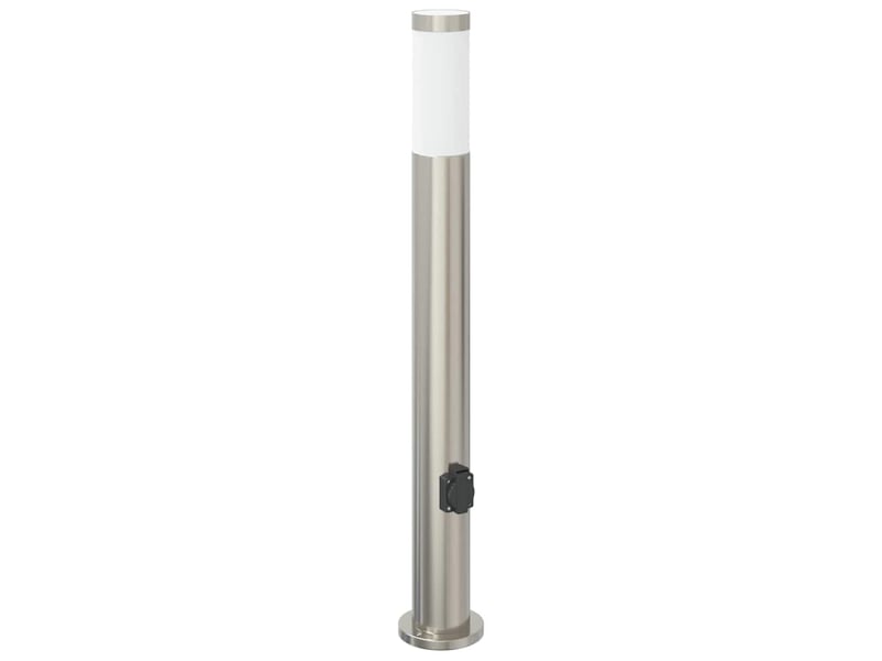  Lot de 3 borne lumineuse avec sortie 80 cm acier inoxydable ip44 shl26032  - Conforama D