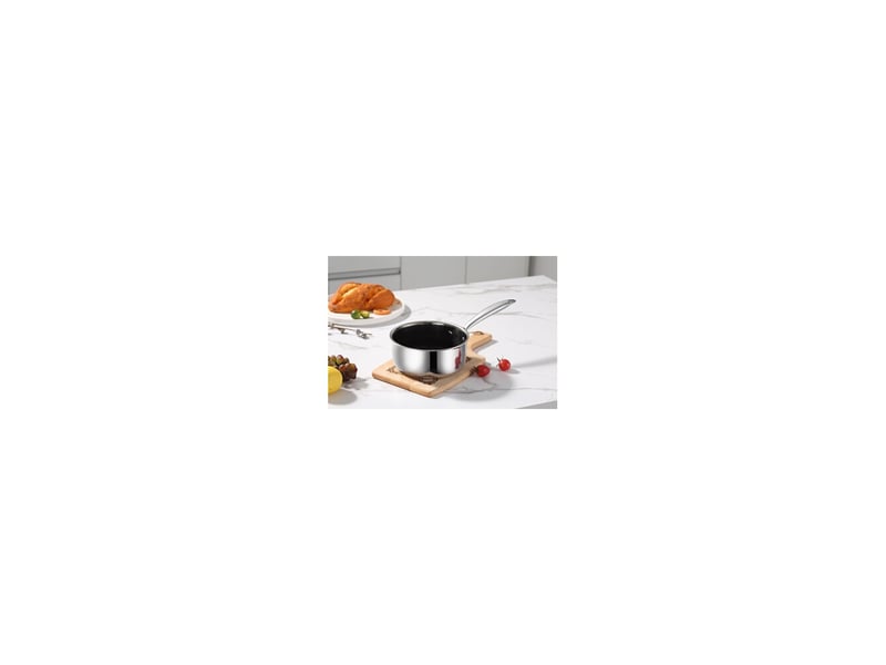  Casserole acier inox 18 cm base epaisse induction compatible 8245975 - Conforama B