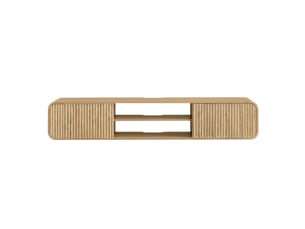 Meuble tv coloris naturel 160 cm MIVRAY   