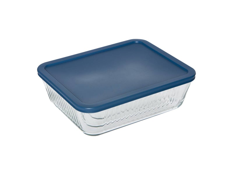  Lot de 3 plats à four en verre transparent avec couverts essentiels rectangulaires KEEPEAT - Conforama D
