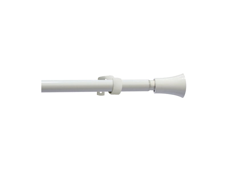  Kit tringle à rideaux extensible avec embouts pommeau d19mm 120-210 cm  - Conforama A