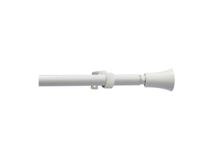 Kit tringle à rideaux extensible avec embouts pommeau d19mm 120-210 cm