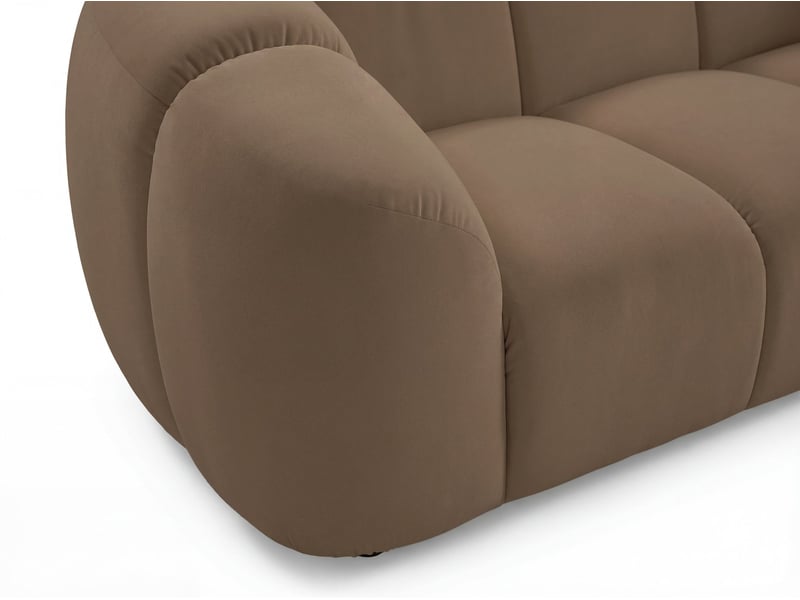 Selsey millma - canapé - 180 cm - velours brun clair Millma - Conforama E