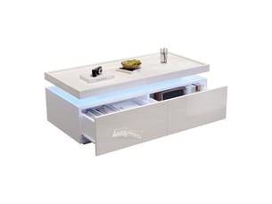 Table basse  coloris blanc <strong></strong> <strong></strong>