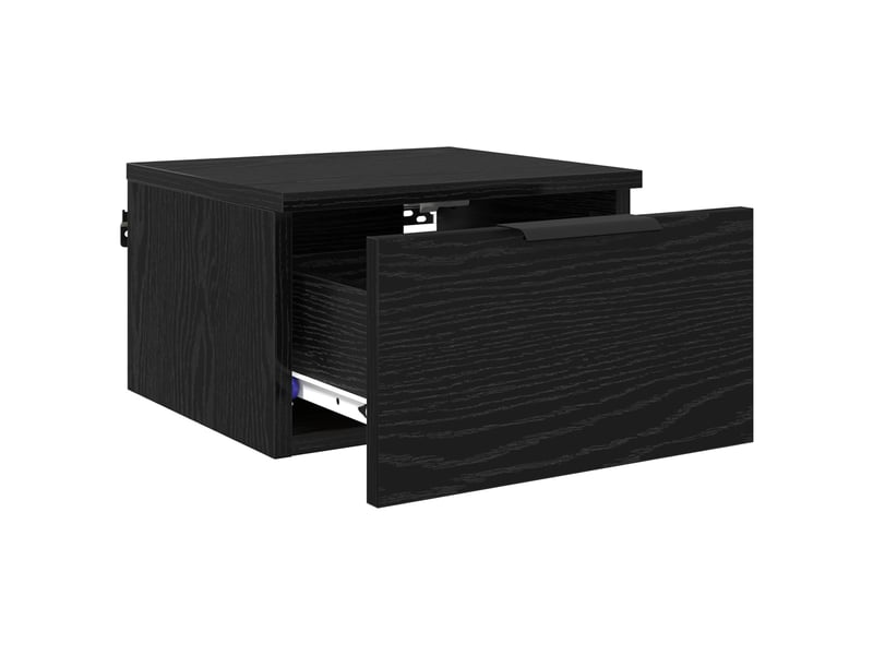  Table de chevet - cabinet de chevet - table de nuit chêne noir 34 x 30 x 20 cm bois d'ingénierie  - Conforama D